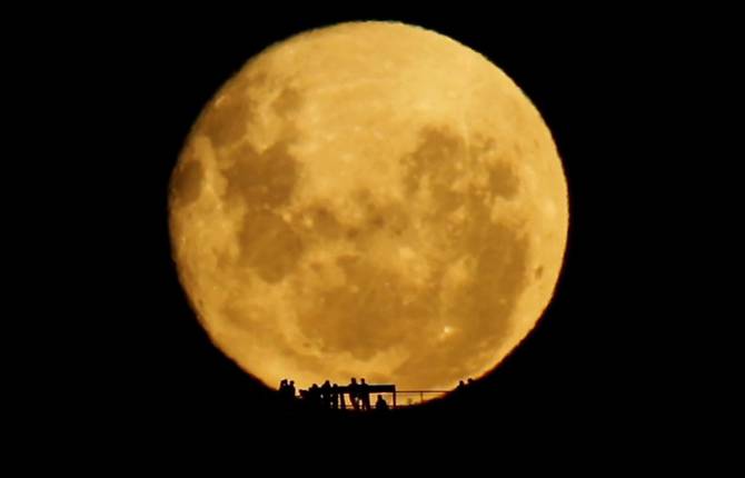 Full Moon Silhouettes