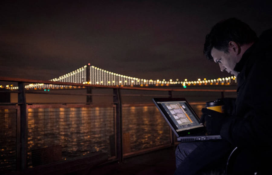 Bay Bridge Light Display