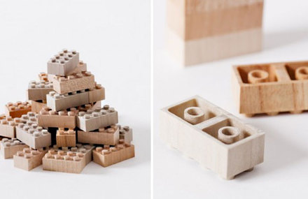 Wooden Lego Bricks