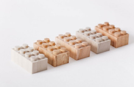 Wooden Lego Bricks