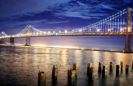 Bay Bridge Light Display