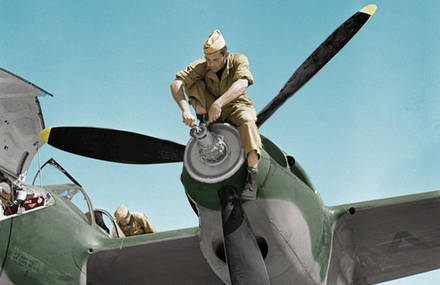 World War Two Colored