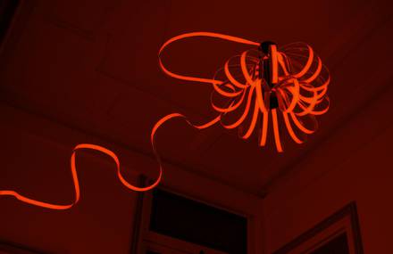 Luminaire FLOWER – NANOLIGHT / Sylvie Sieg