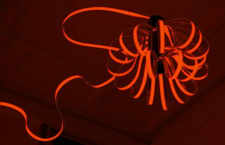 Luminaire FLOWER – NANOLIGHT / Sylvie Sieg