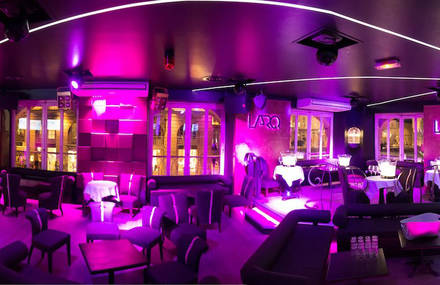 Bar discothèque l’ARQ – Lumière design