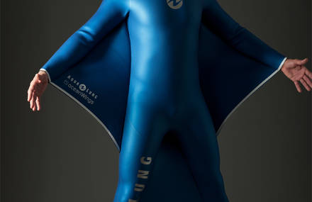 Aqua Lung Oceanwings / The underwater human flight experience