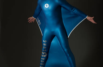 Aqua Lung Oceanwings / The underwater human flight experience
