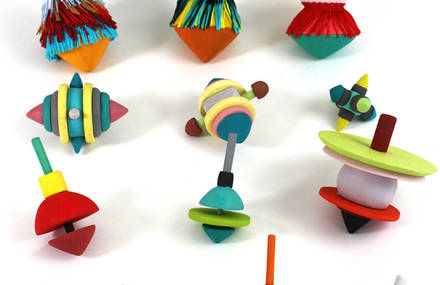 Around spinning tops