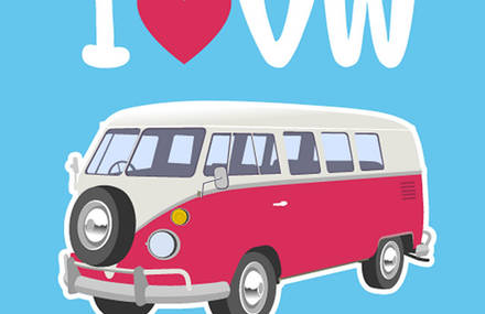 VW Camper Van Graphic