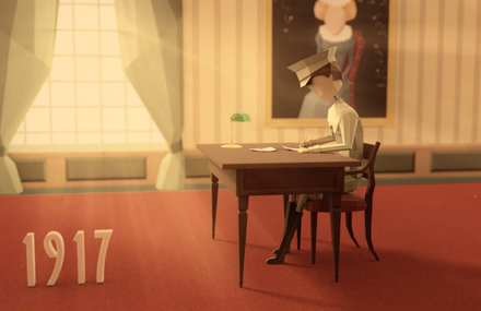 Yellow Ribbon – low poly commercial animation