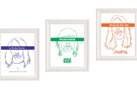 Minimalist French Touch posters