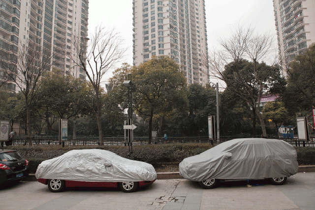Covered Cars in China8