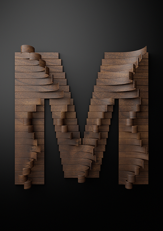 Nike Typography with Wooden Slats15