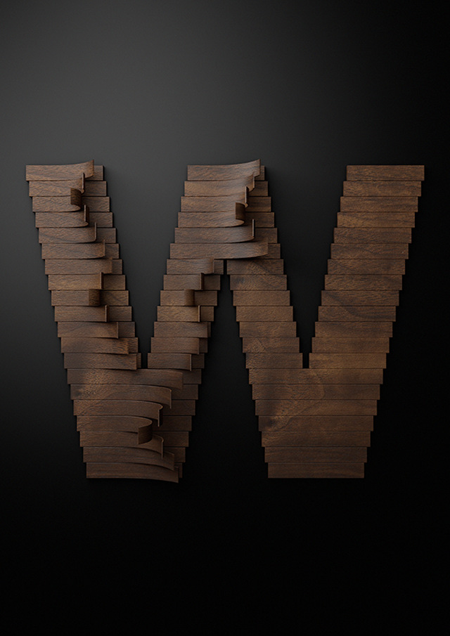 Nike Typography with Wooden Slats5
