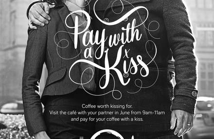Pay with a kiss