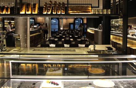 POV lighting design at new Jones The Grocer flagship