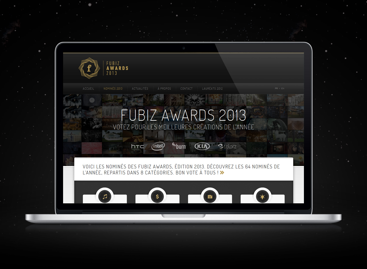 ARTICLE ANNONCE FUBIZ AWARDS 20134