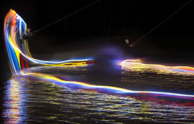 Motion to Light Wakeboarding