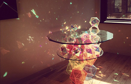 Sparkle Geometric Table