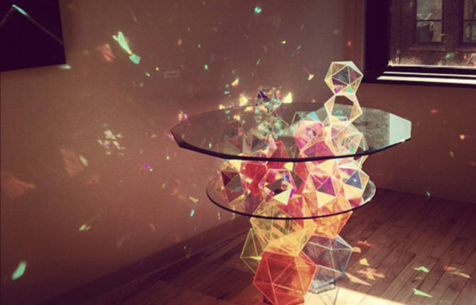 Sparkle Geometric Table