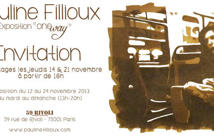 OneWay, exposition de Tape Art par Pauline Fillioux