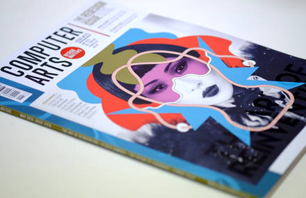 Computer Arts Magazine Cover by Mogollon Nyc