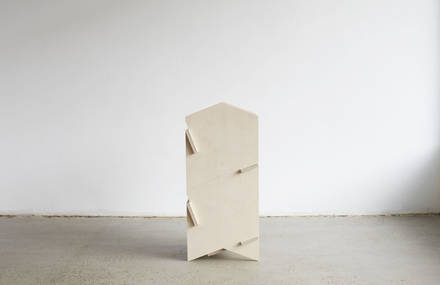Chevron Shelves by Henry Wilson