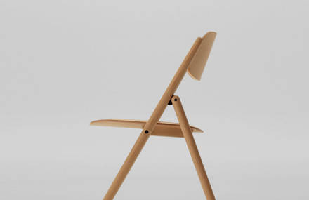 Hiroshima Folding Chair by Naoto Fukusawa