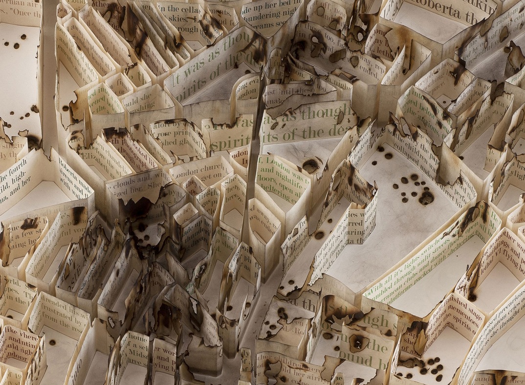 Paper Sculptures Map5