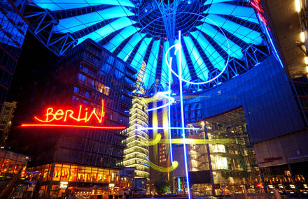 Light-Painting in Berlin.