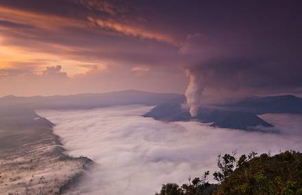 Spectacular Volcanic Smoke