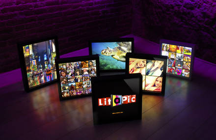 LitaPic is the new and cool way to keep our best pictures always lit !