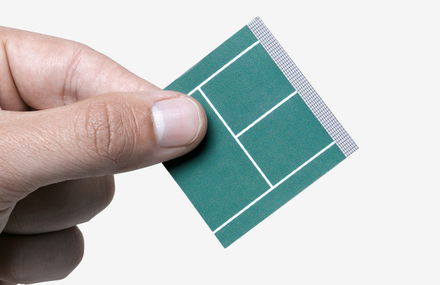 Tennis Court Business Card