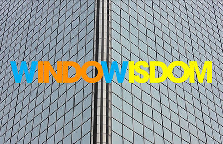 Windowisdom, a NYC five-letter message project.