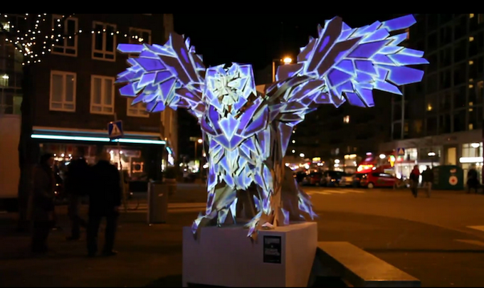 Light Projections on Sculptures-4