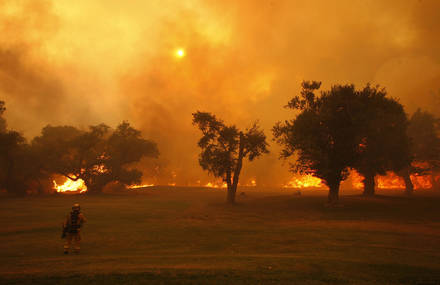 Powerhouse Fire in California