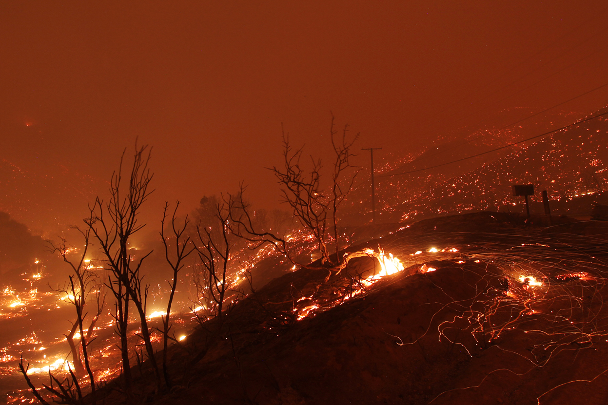 Powerhouse Fire in California2