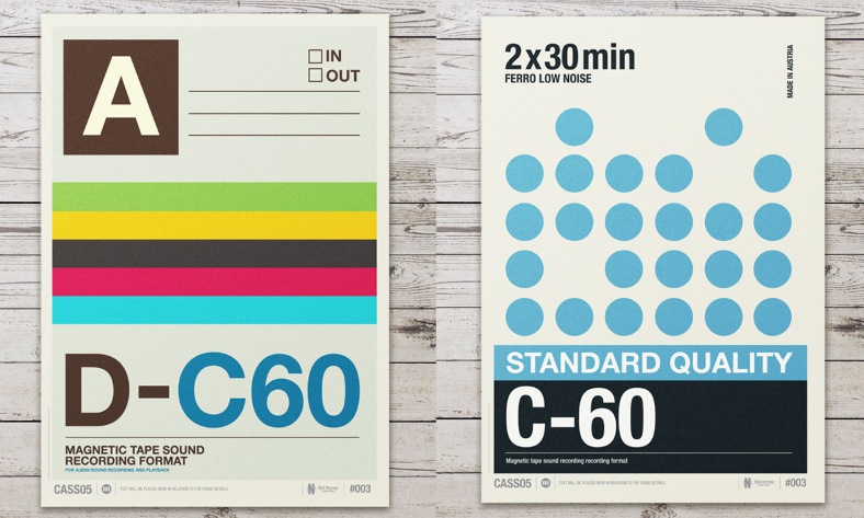 Retro Design Of Cassette9