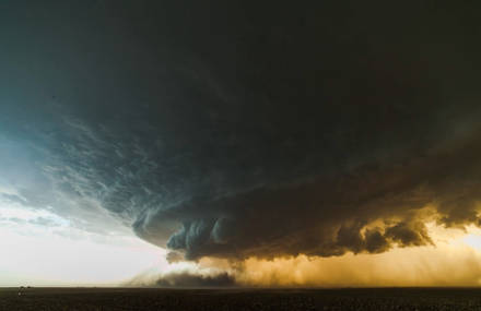 Supercell Thunderstorm Time Lapse