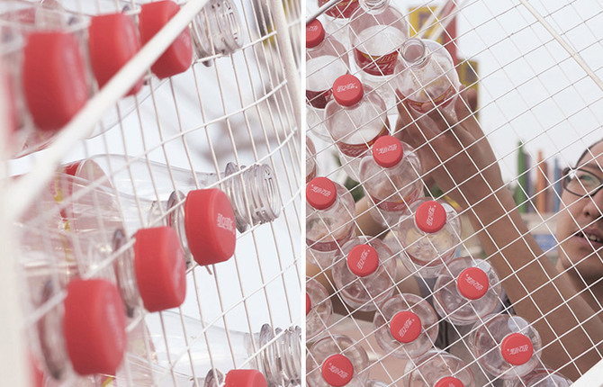 Coca Cola Plastic Bottle Pavilion