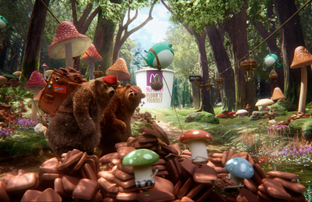 WIZZdesign fait son Manège avec Psyop pour McFlurry.