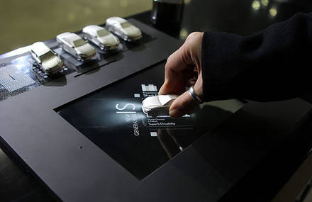 designfever’s Interactive Table created for Lexus at the 2013 Seoul Motor Show