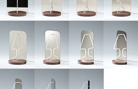 Moitié table lamp by kutarq studio