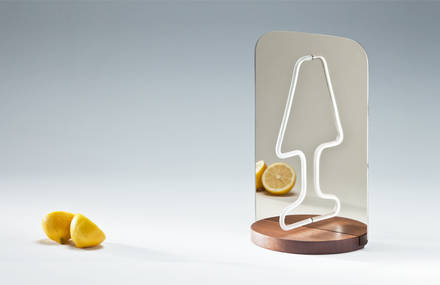 Moitié table lamp by kutarq studio