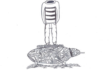 Liévin – L&rsquo;homme au monstre.