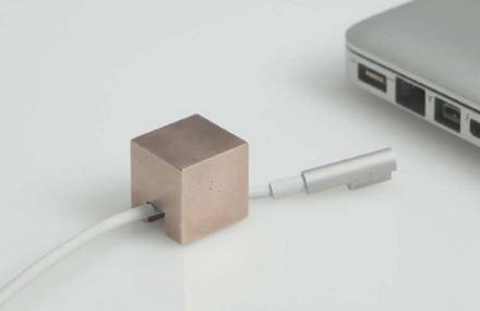 Bronze Cable Holder by Kebei Li