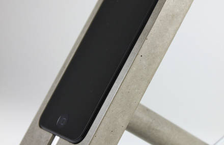 Concrete Docking Station by Zeitgeistfactory