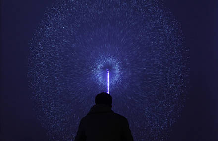 Murmur. From sound to light, by talking to walls.