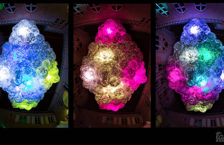 « Paracloud » interactive audiovisual installation by Paradigme