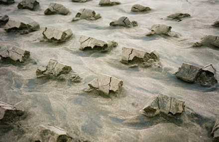 Sand Castle Consumed by the Ocean